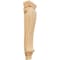 Ekena Millwork 6 3/4"W x 4 1/4"D x 27 1/2"H Extra Large Traditional Pilaster Corbel, Red Oak CORW07X04X27PTRO - alternate 1